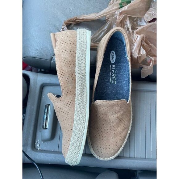 DR. SCHOLL'S shoes SOMERSET ESPADRILLE SLIP-ON womens 8.5 Gently used condition - Picture 4 of 5